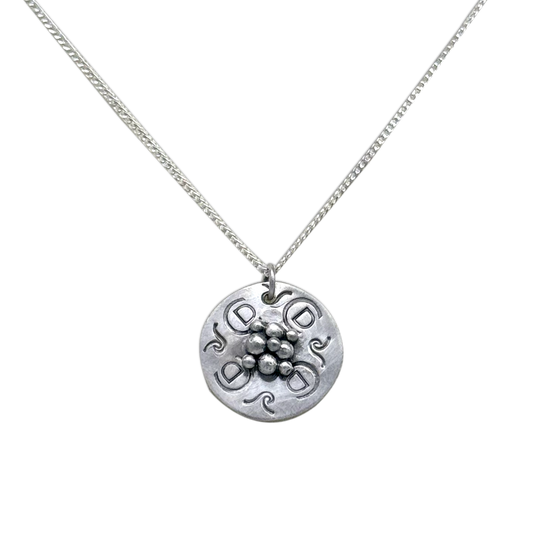 Circle Necklace with Beads