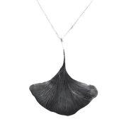 Gingko Necklace in Sterling