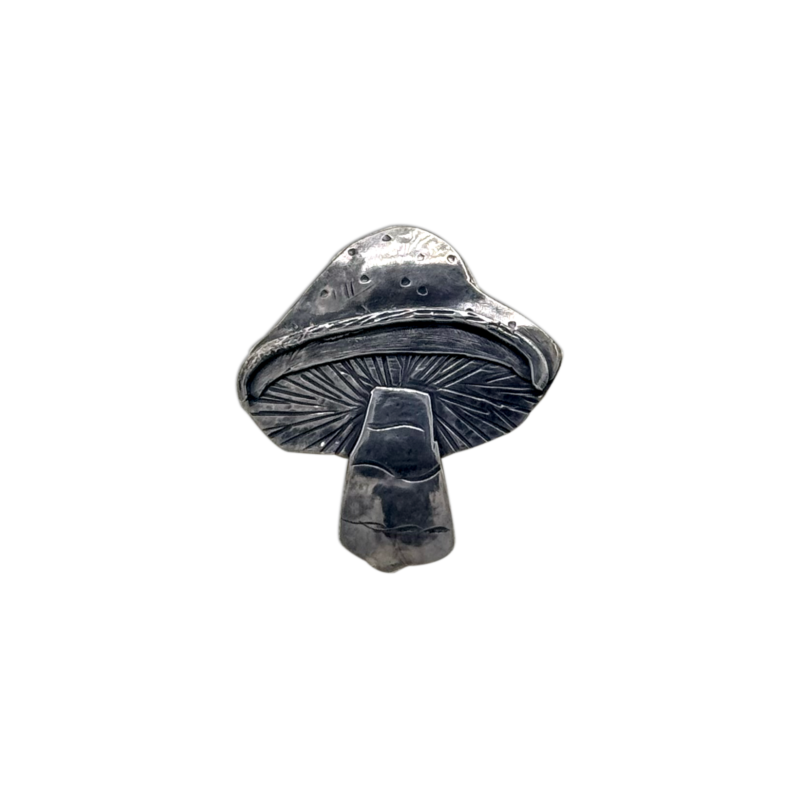 Mushroom Necklace in Sterling