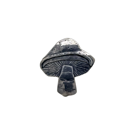 Mushroom Necklace in Sterling