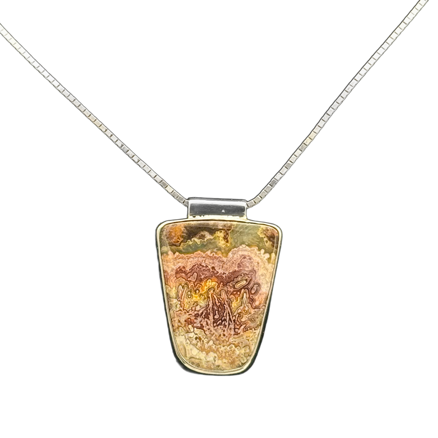 Agate Necklace in Sterling