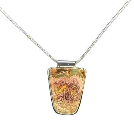 Agate Necklace in Sterling