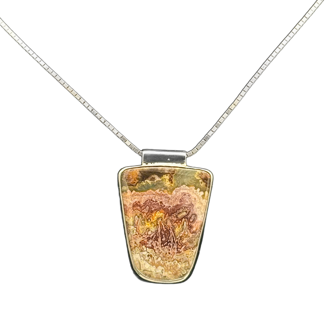 Agate Necklace in Sterling