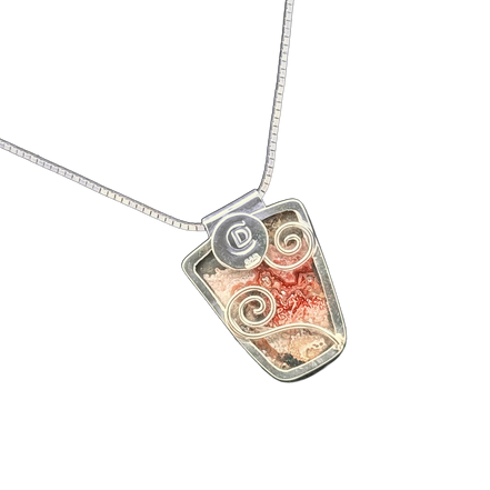 Agate Necklace in Sterling
