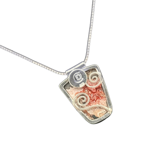 Agate Necklace in Sterling