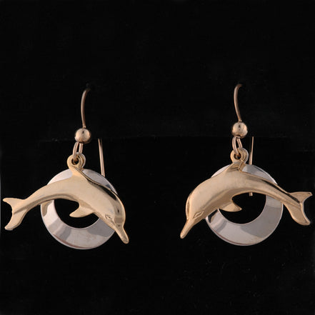 Dolphin Charm Earrings