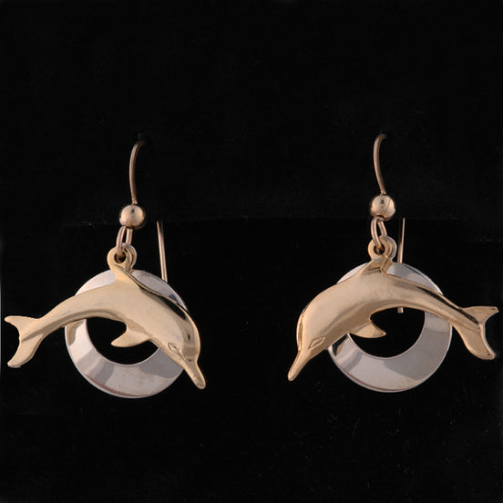 Dolphin Charm Earrings