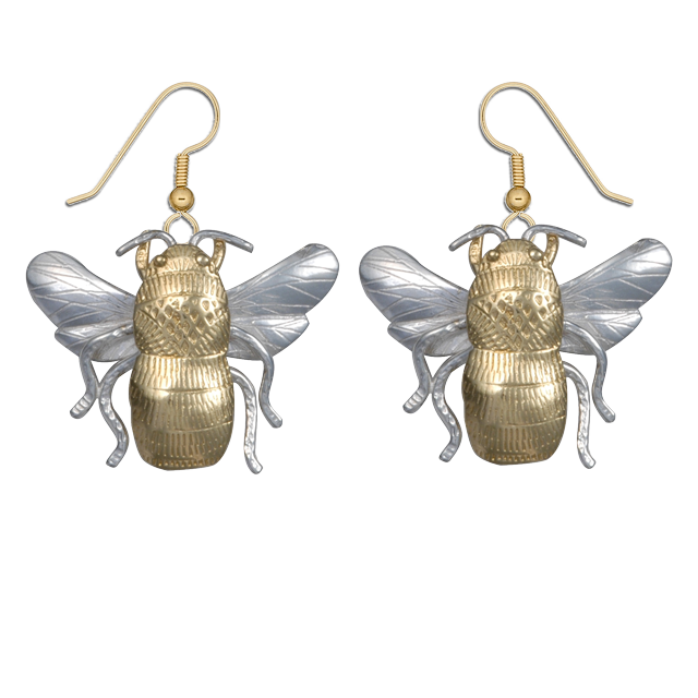 Bumble Bee Earrings - 1.25