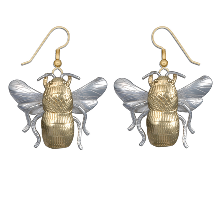 Bumble Bee Earrings - 1.25"