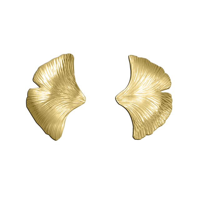Ginkgo Earrings - 1.25