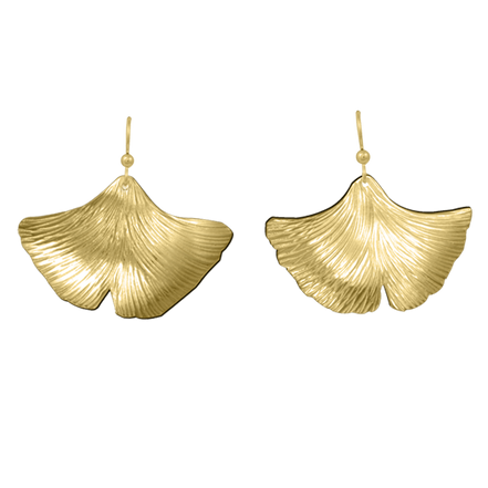 Ginkgo Earrings - 1.25"