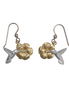 Hummingbirds w/ Flowers Earrings