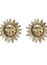 Sun Face Pin Earring - LG