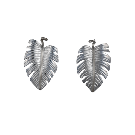Monstera Earrings - 1.25"