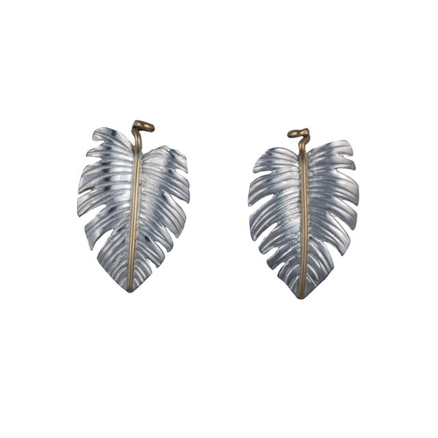 Monstera Earrings - 1.25