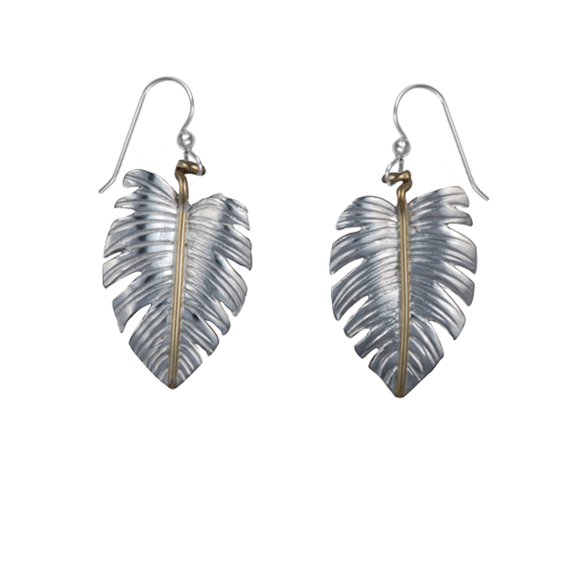 Monstera Earrings - 1.25