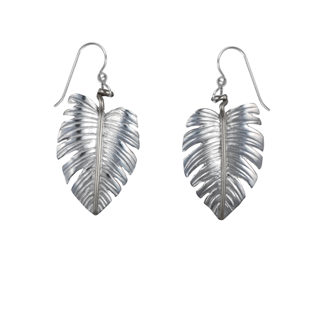 Monstera Earrings - 1.25