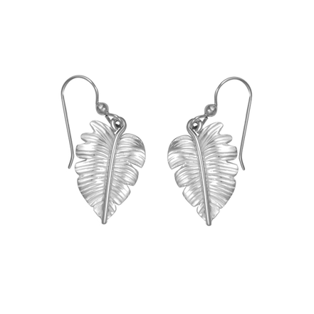 Monstera Earrings - 1"