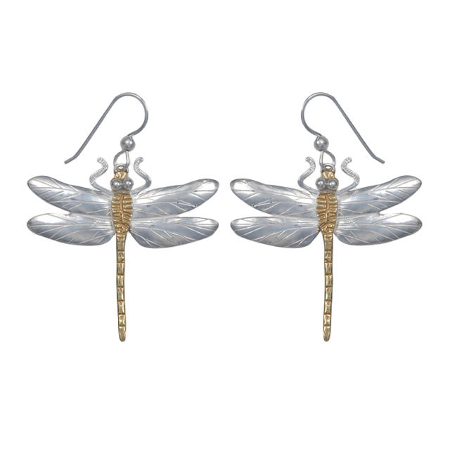 Dragonfly Earrings - Large 1.5"