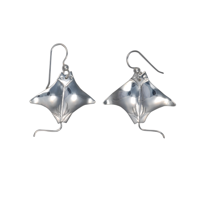 Manta Ray Earrings