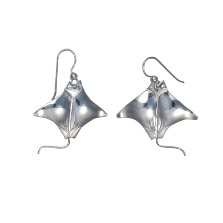 Manta Ray Earrings