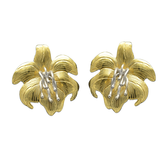 Easter Lily Earrings - LG 1.5