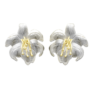 Easter Lily Earrings - LG 1.5