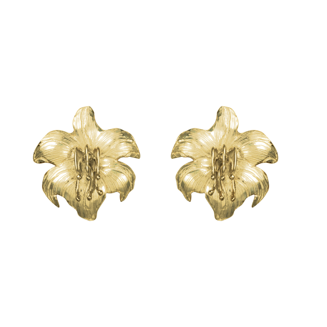 Easter Lily Earrings -  MED 1.125