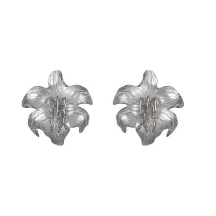 Easter Lily Earrings -  MED 1.125"
