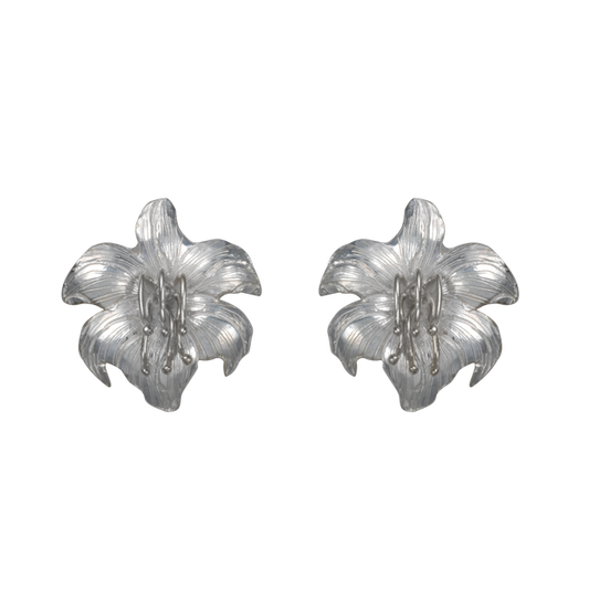 Easter Lily Earrings -  MED 1.125"
