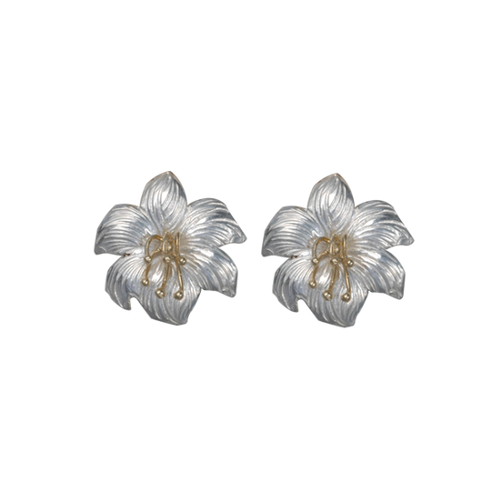 Easter Lily Earrings - Small