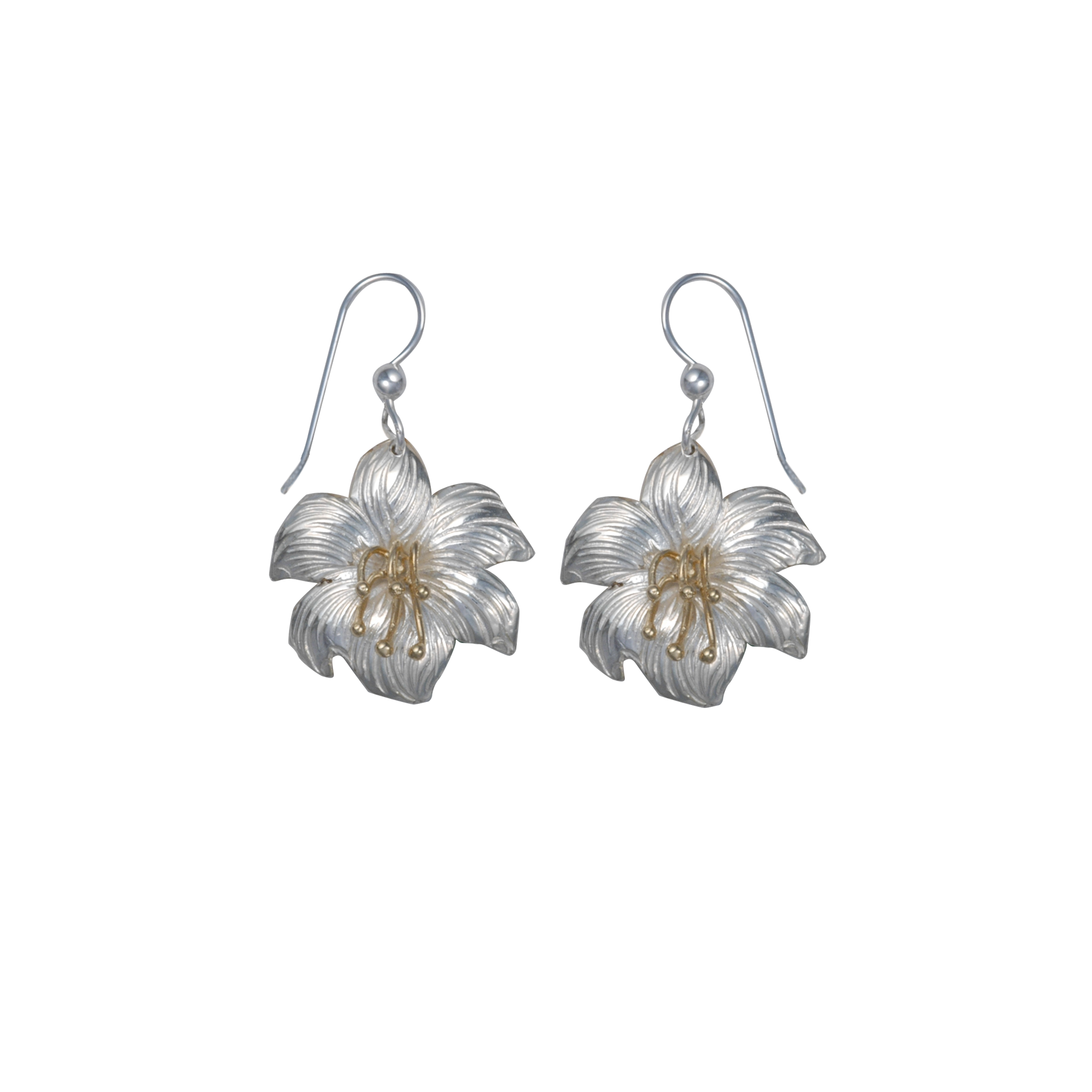 Easter Lily Earrings - Small