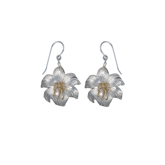 Easter Lily Earrings - Small