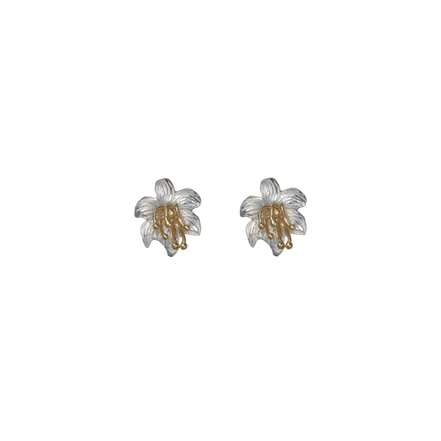 Easter Lily Earrings - XS .6"