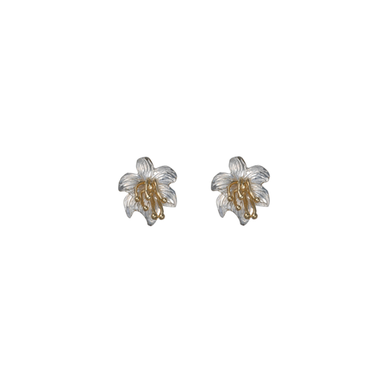 Easter Lily Earrings - XS .6"