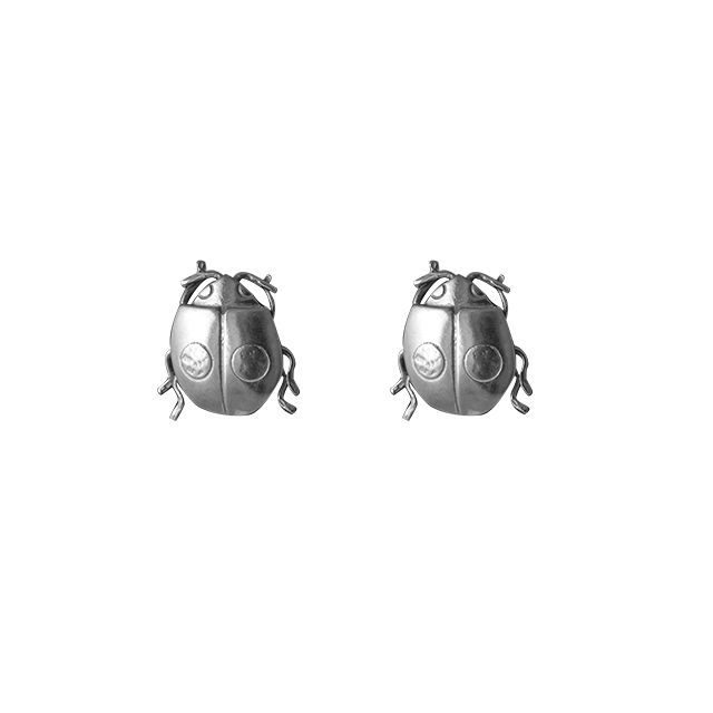 Ladybug EARRINGS - .5"