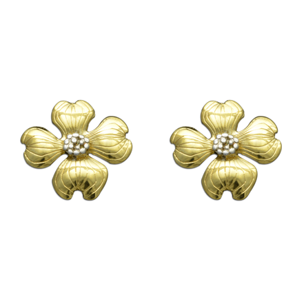 Dogwood Earrings - 1"