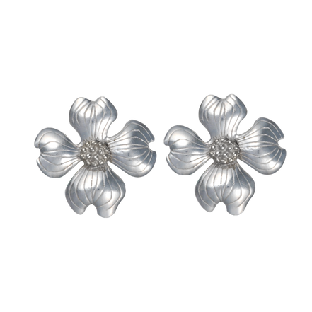 Dogwood Earrings - 1"