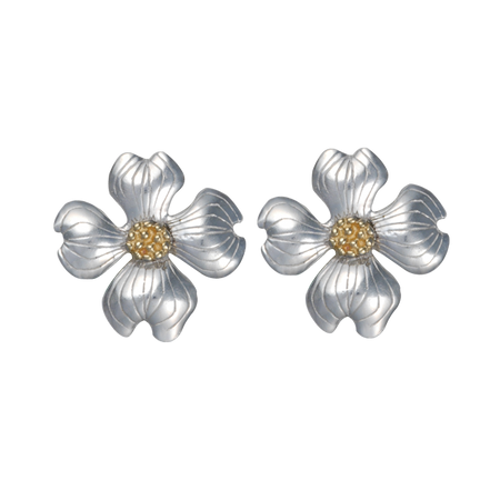 Dogwood Earrings - 1"