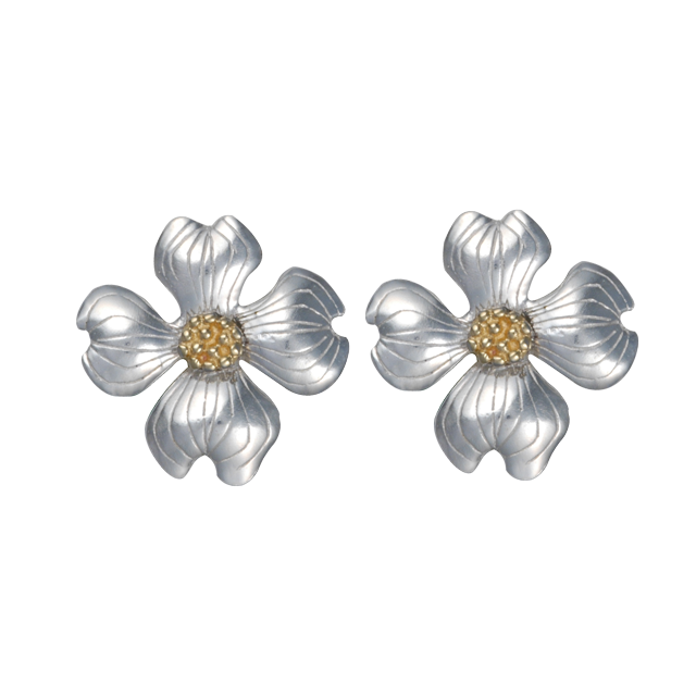 Dogwood Earrings - 1"