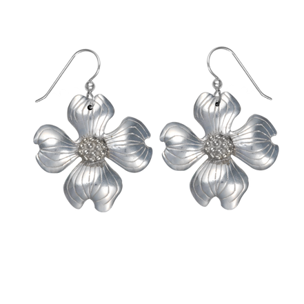 Dogwood Earrings - 1"