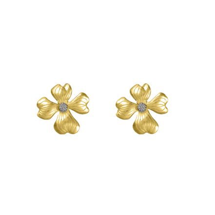 Dogwood Earrings - .75"