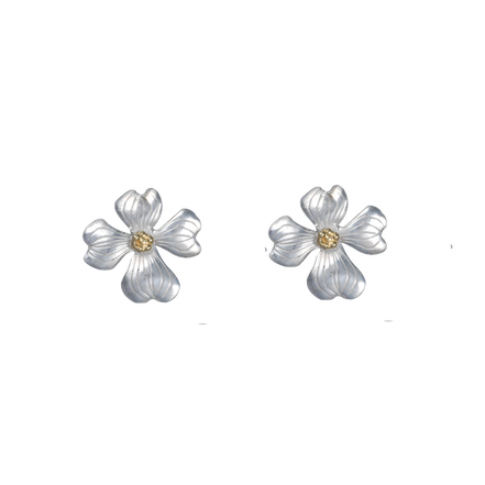 Dogwood Earrings - .75"