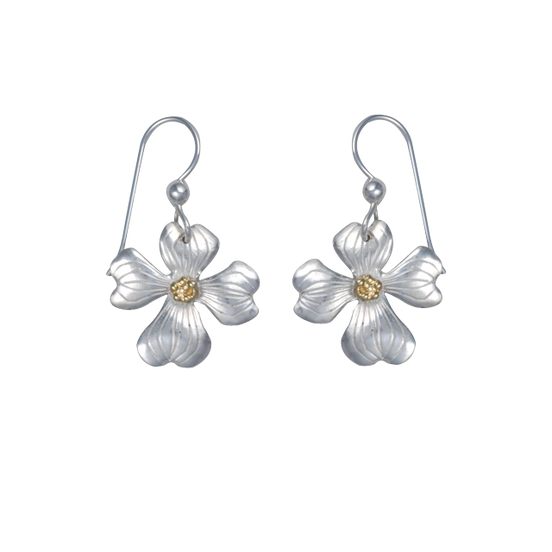 Dogwood Earrings - .75"
