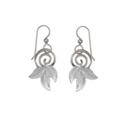 Spiral and Leaves Earrings