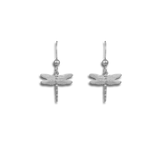 Tiny Dragonfly Charm Earrings