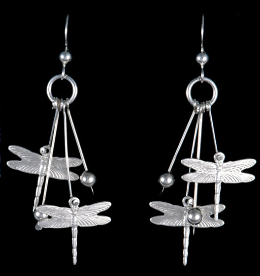 2 Dragonflies w/ Beads