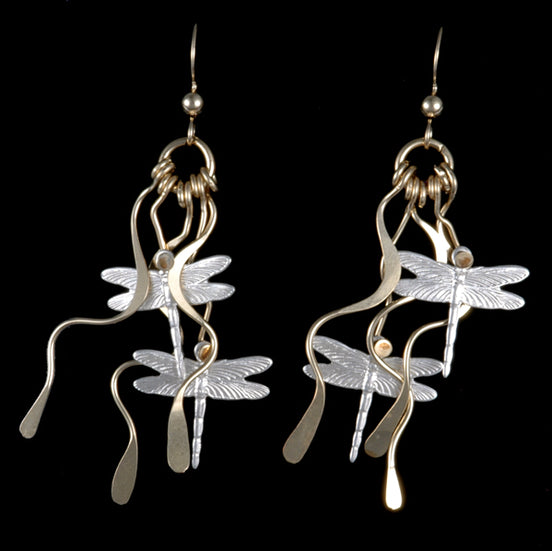 Dragonflies in the Weeds Earrings
