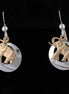 Elephant Charm Earrings