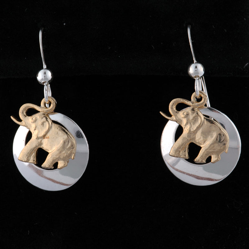 Elephant Charm Earrings